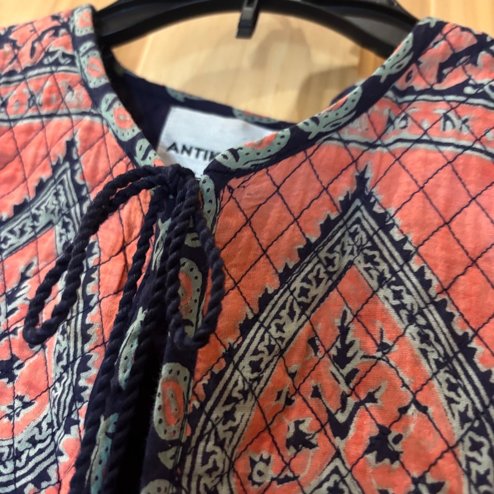 Antik Batik Madou Quilted Cotton-voile Midi Dress XS - Picture 8 of 16